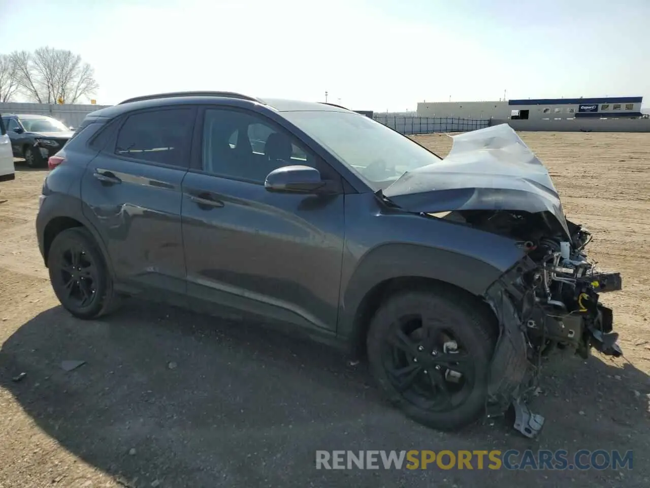 4 Photograph of a damaged car KM8K62AB3NU922955 HYUNDAI KONA 2022