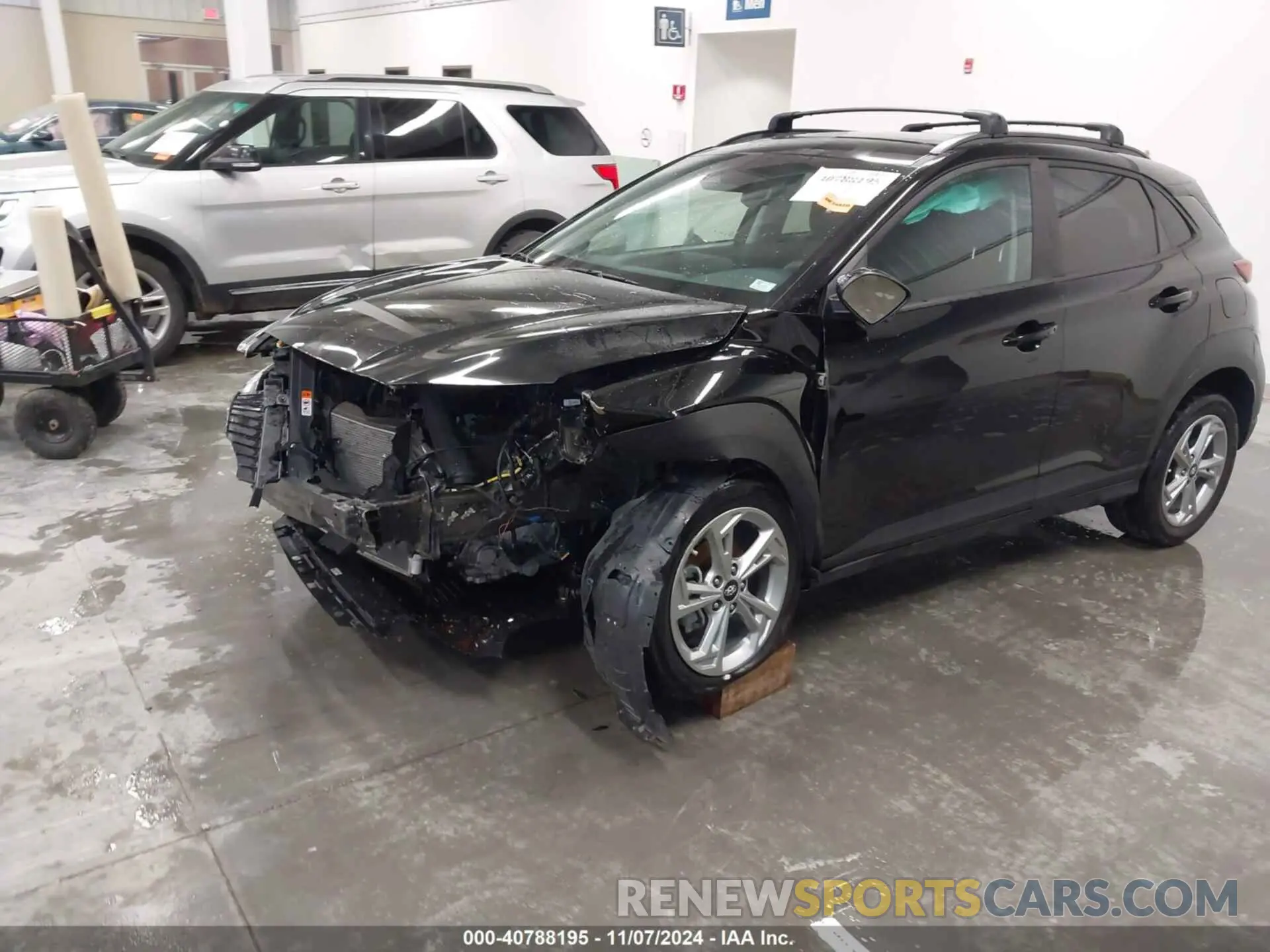2 Photograph of a damaged car KM8K62AB4NU821746 HYUNDAI KONA 2022
