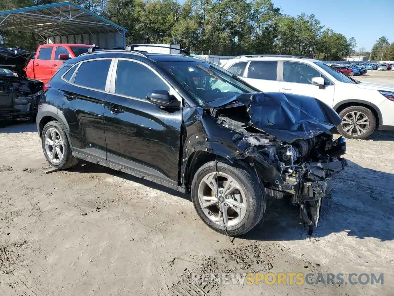 4 Photograph of a damaged car KM8K62AB5NU753201 HYUNDAI KONA 2022