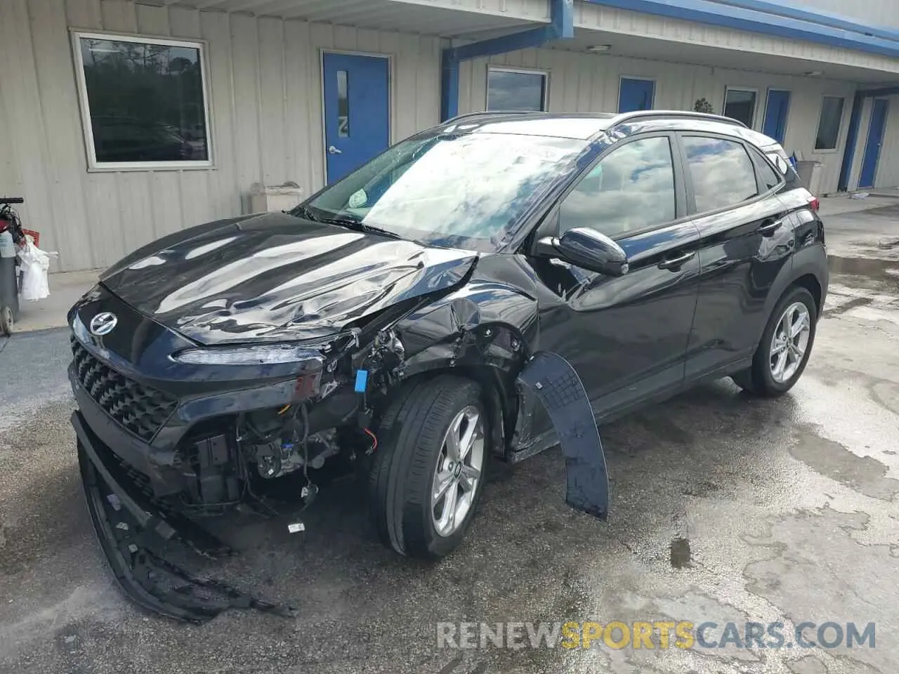 1 Photograph of a damaged car KM8K62AB5NU821769 HYUNDAI KONA 2022