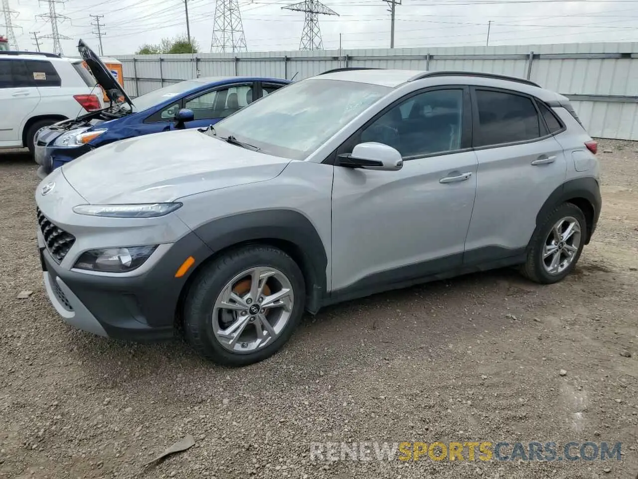1 Photograph of a damaged car KM8K62AB5NU826938 HYUNDAI KONA 2022