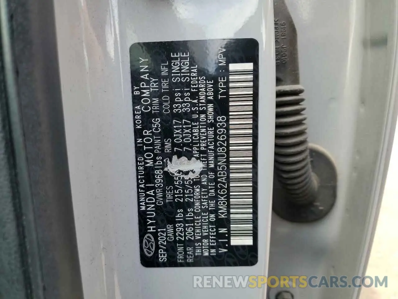 12 Photograph of a damaged car KM8K62AB5NU826938 HYUNDAI KONA 2022