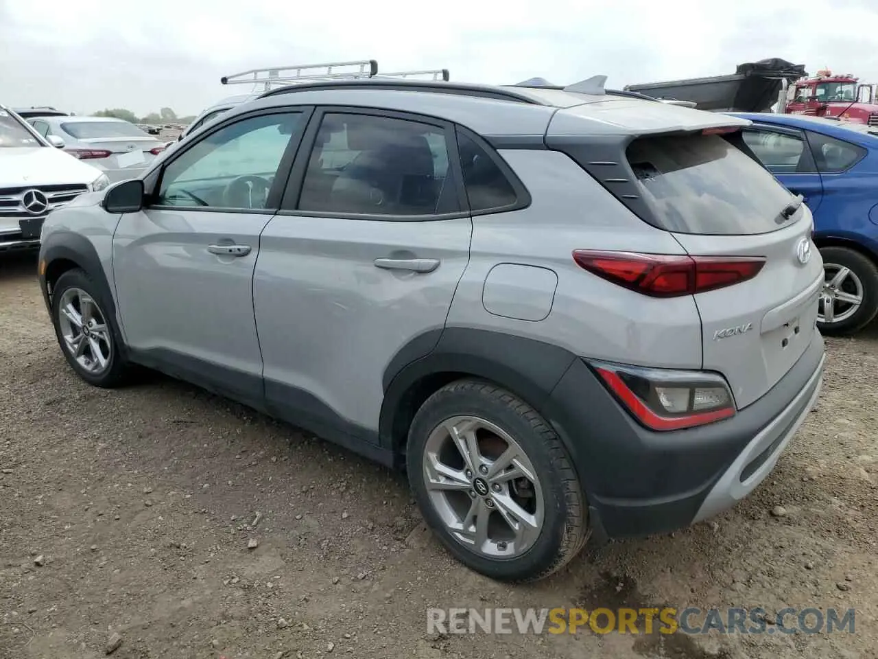 2 Photograph of a damaged car KM8K62AB5NU826938 HYUNDAI KONA 2022