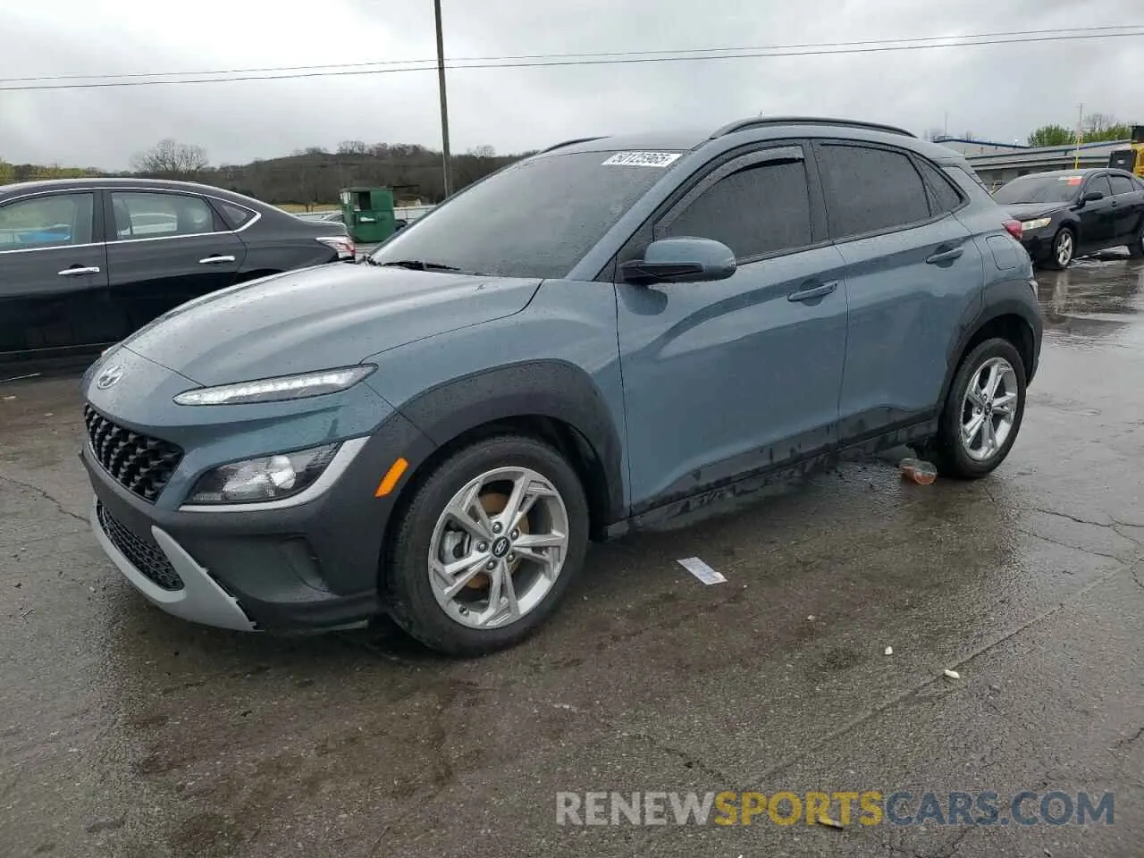 1 Photograph of a damaged car KM8K62AB6NU755698 HYUNDAI KONA 2022