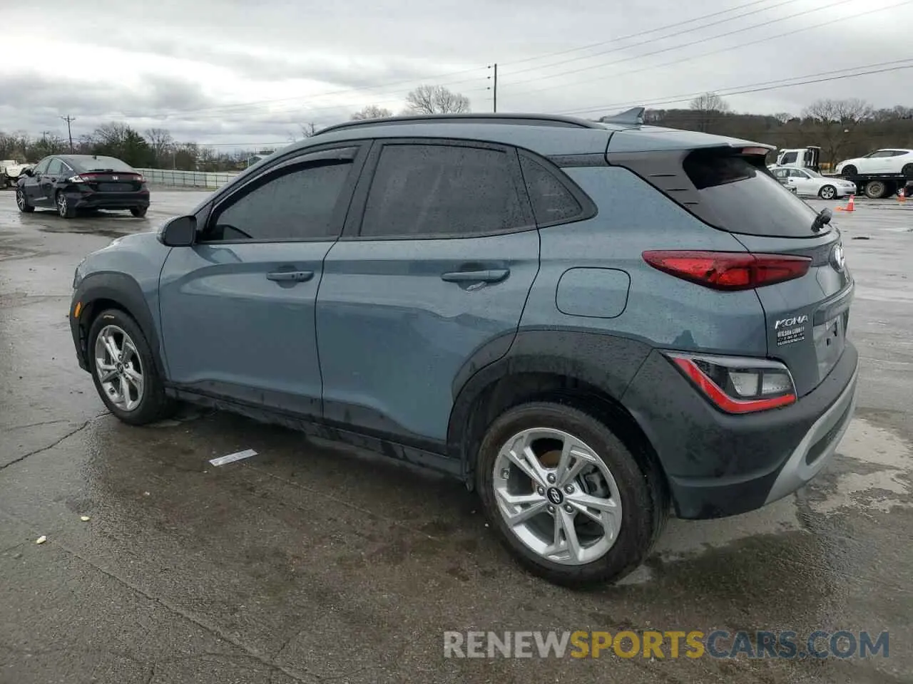 2 Photograph of a damaged car KM8K62AB6NU755698 HYUNDAI KONA 2022