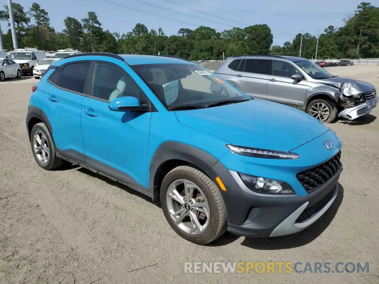 4 Photograph of a damaged car KM8K62AB6NU881964 HYUNDAI KONA 2022