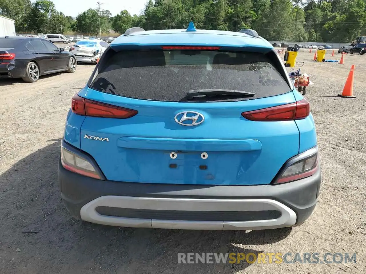 6 Photograph of a damaged car KM8K62AB6NU881964 HYUNDAI KONA 2022