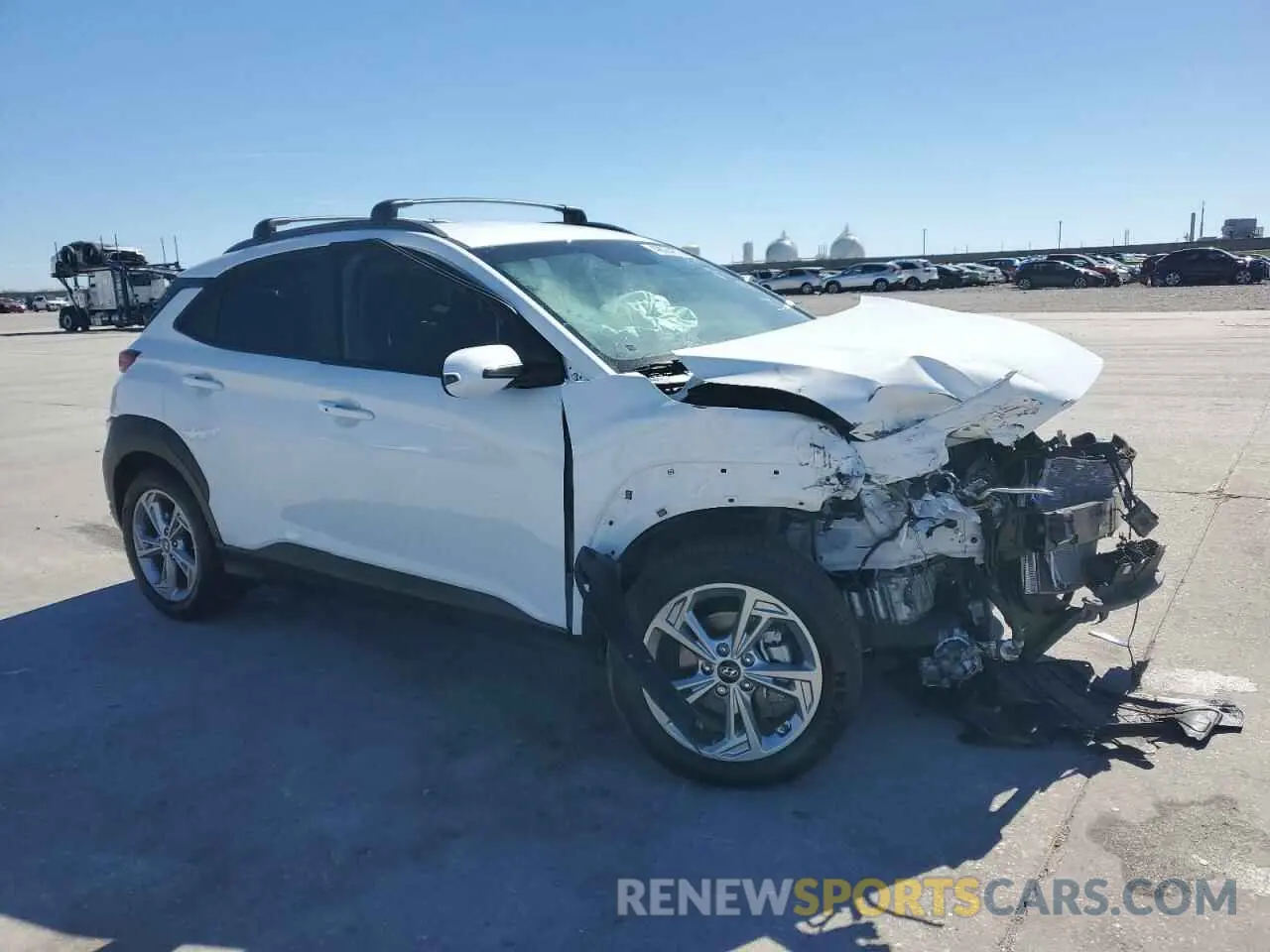 4 Photograph of a damaged car KM8K62AB6NU916731 HYUNDAI KONA 2022