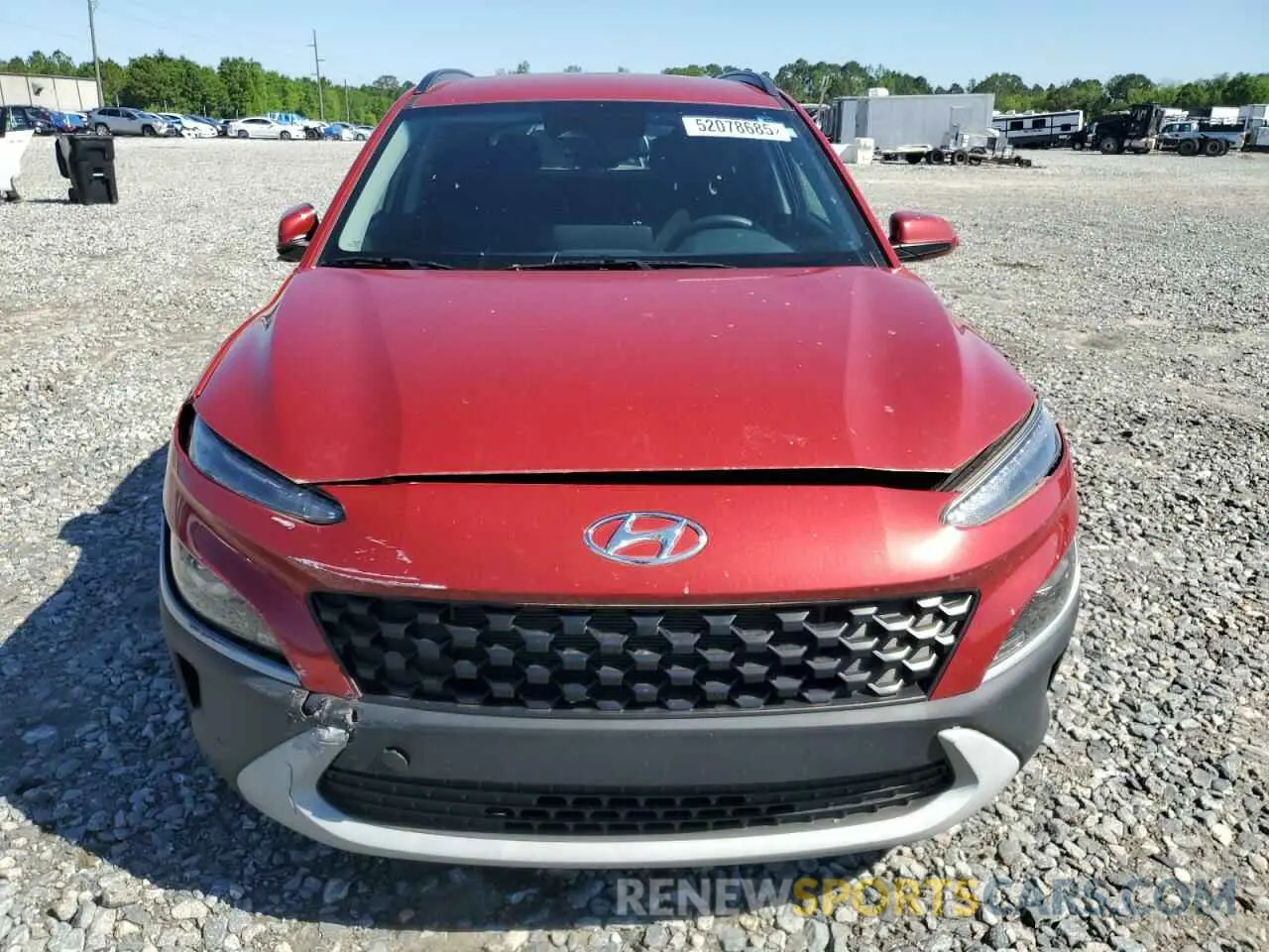 5 Photograph of a damaged car KM8K62AB7NU833356 HYUNDAI KONA 2022