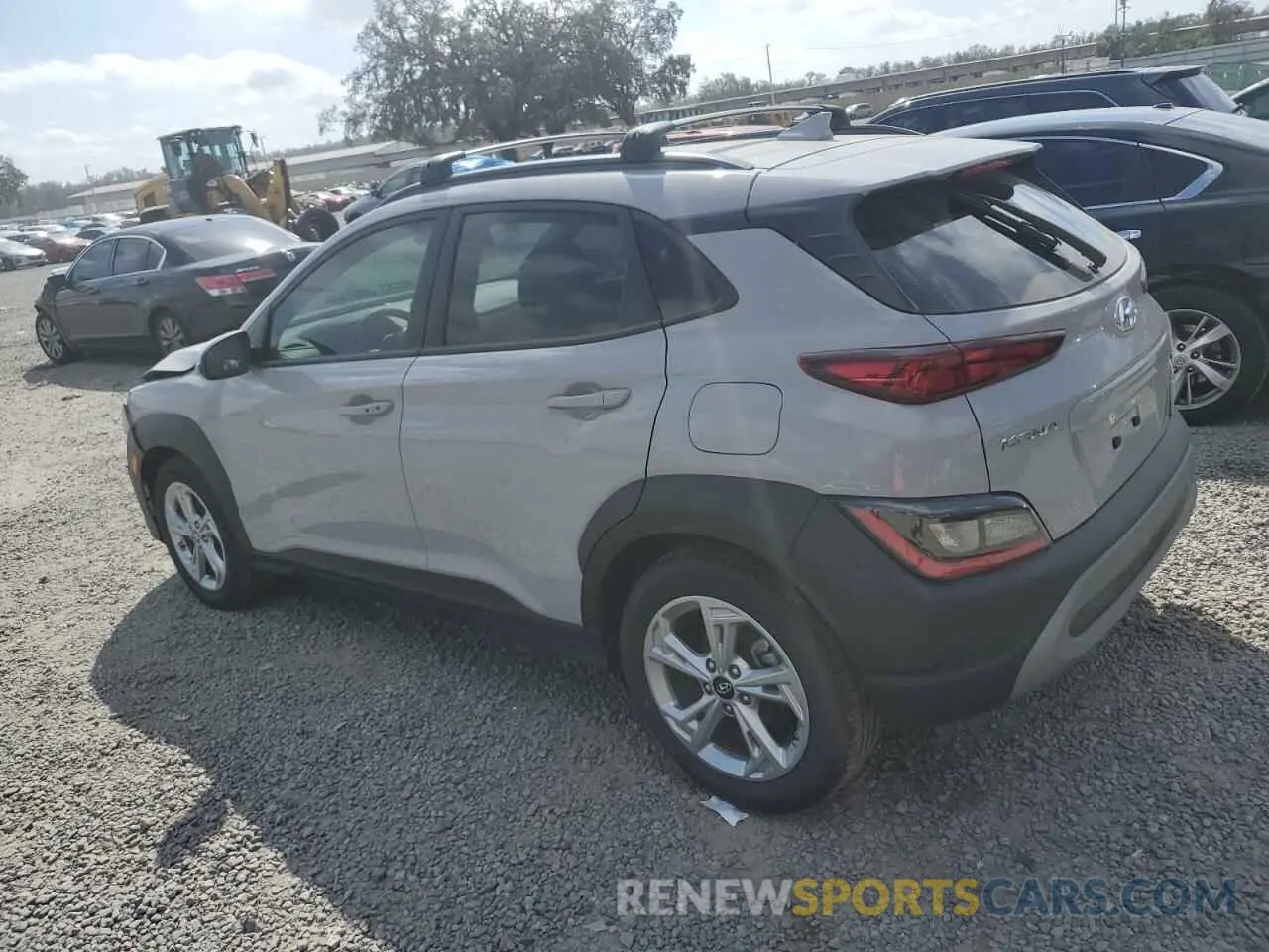 2 Photograph of a damaged car KM8K62AB7NU848679 HYUNDAI KONA 2022
