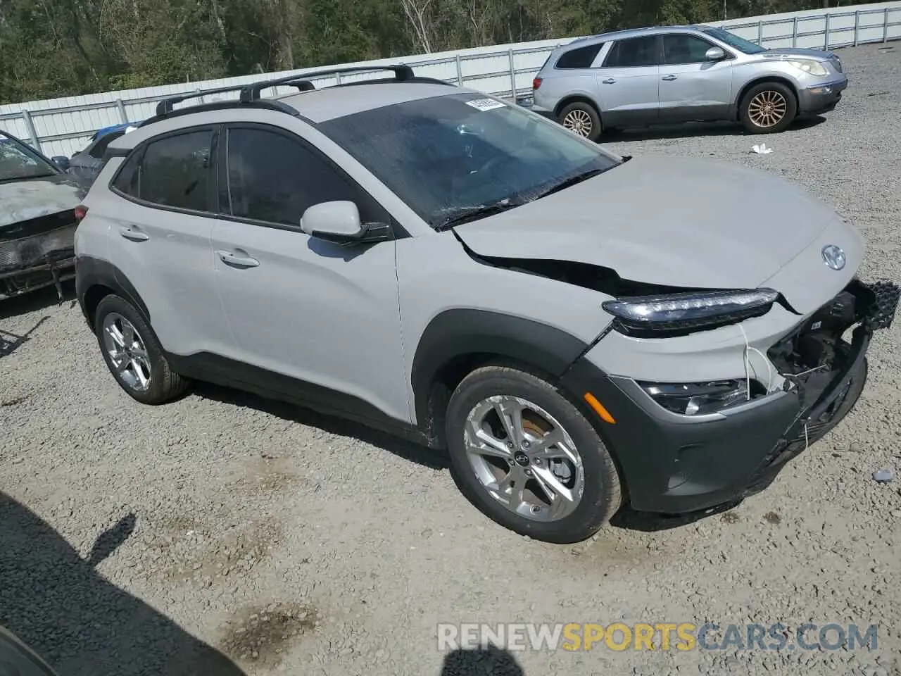 4 Photograph of a damaged car KM8K62AB7NU848679 HYUNDAI KONA 2022