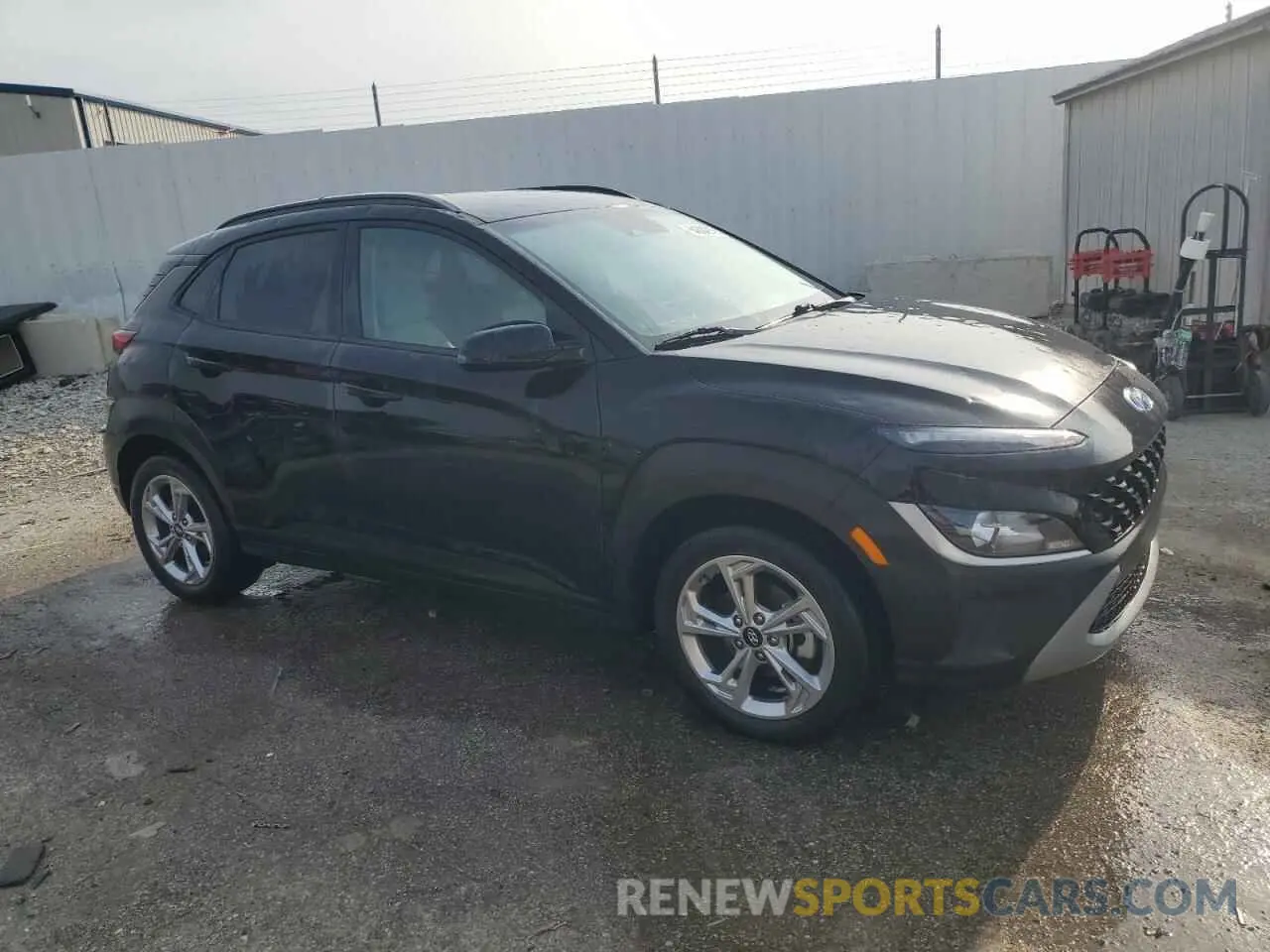 4 Photograph of a damaged car KM8K62AB9NU761589 HYUNDAI KONA 2022
