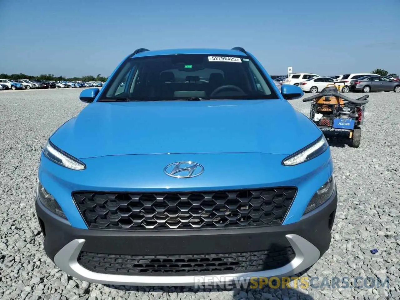 5 Photograph of a damaged car KM8K62AB9NU864608 HYUNDAI KONA 2022