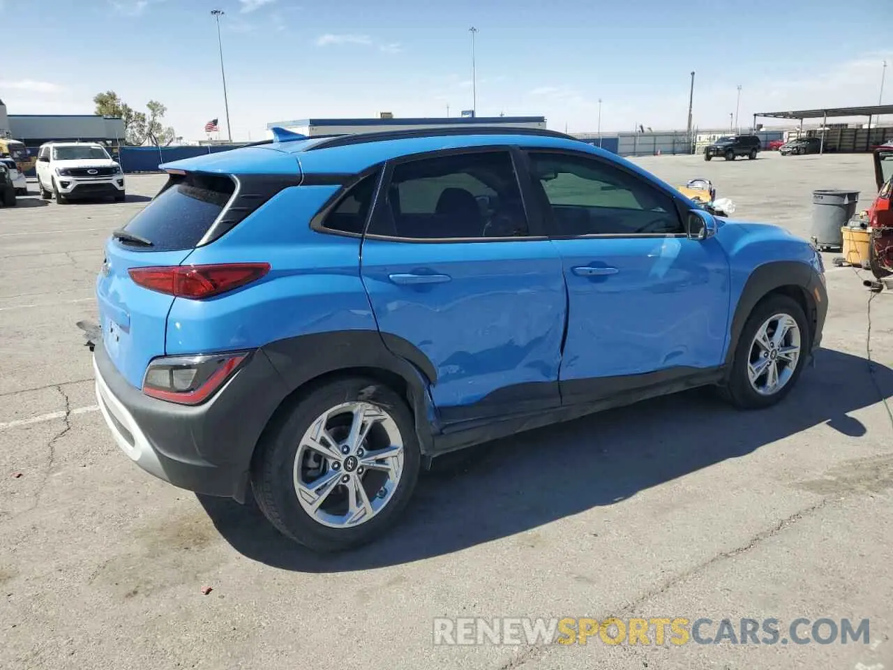 3 Photograph of a damaged car KM8K62AB9NU876810 HYUNDAI KONA 2022