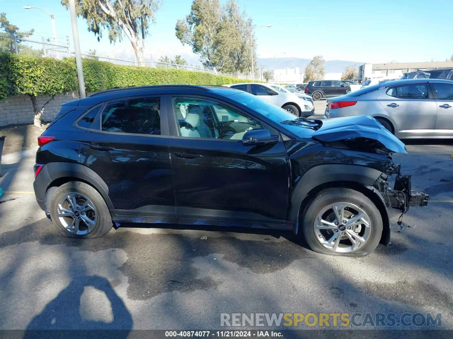 13 Photograph of a damaged car KM8K62AB9NU887015 HYUNDAI KONA 2022