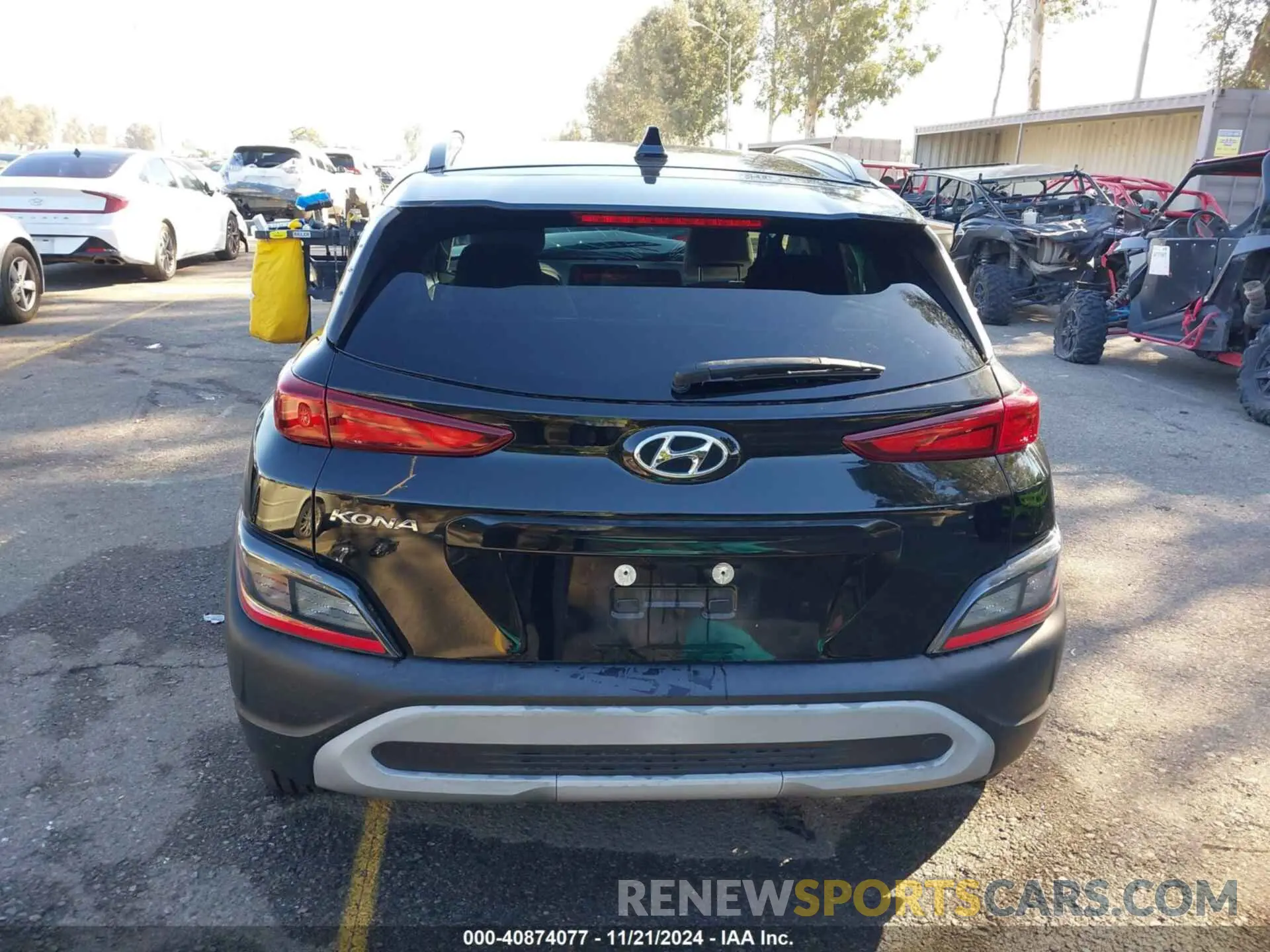 16 Photograph of a damaged car KM8K62AB9NU887015 HYUNDAI KONA 2022