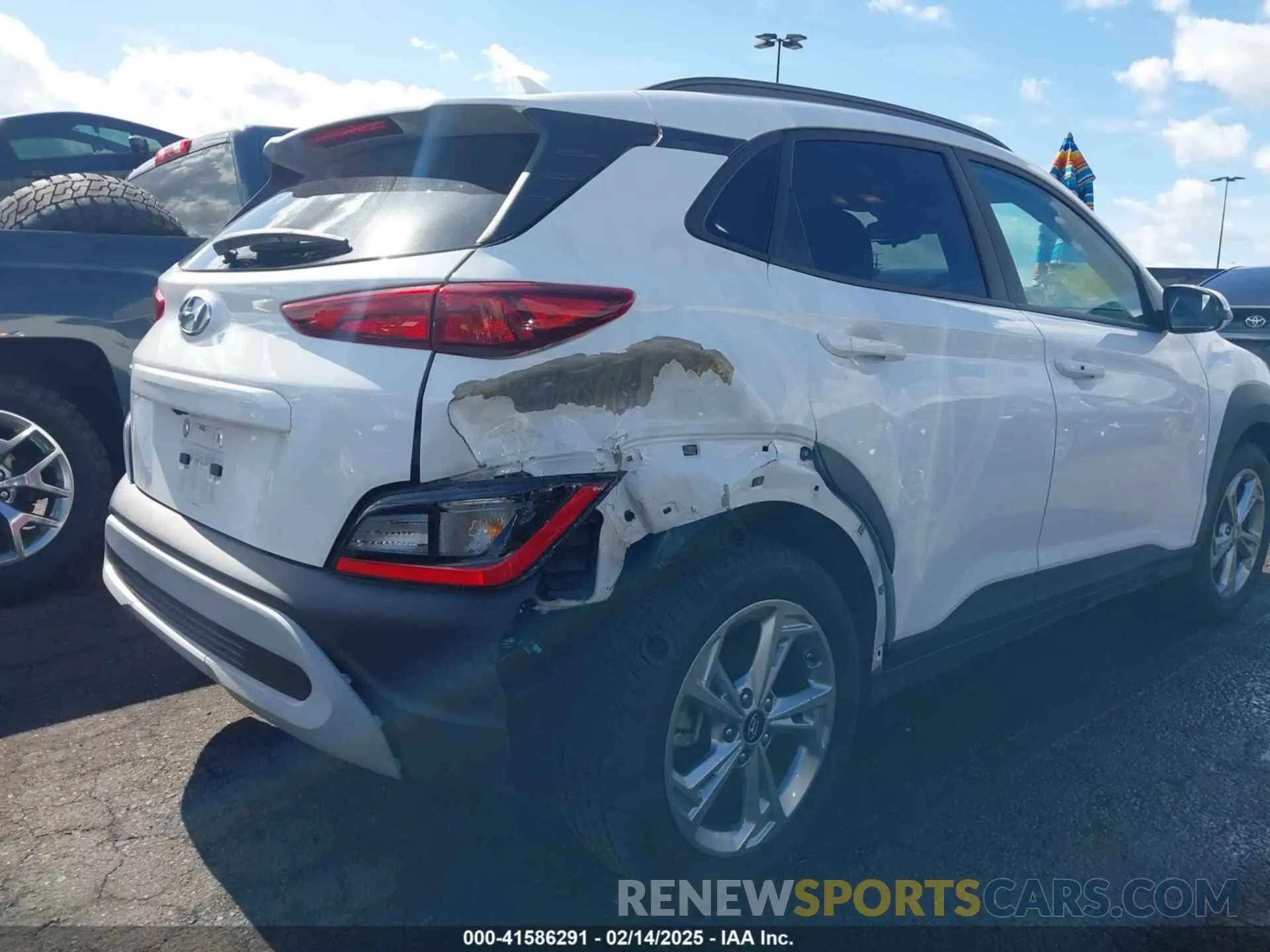 6 Photograph of a damaged car KM8K62AB9NU926444 HYUNDAI KONA 2022