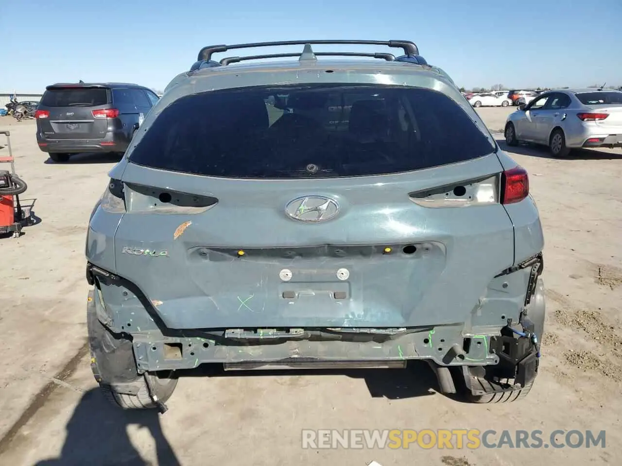 6 Photograph of a damaged car KM8K62ABXNU758829 HYUNDAI KONA 2022