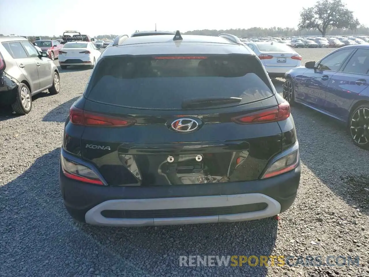 6 Photograph of a damaged car KM8K62ABXNU853813 HYUNDAI KONA 2022
