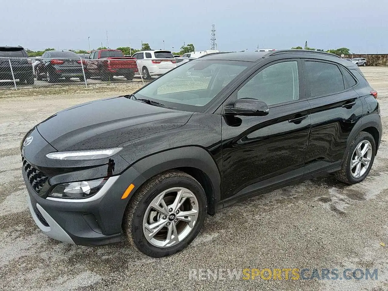1 Photograph of a damaged car KM8K62ABXNU884544 HYUNDAI KONA 2022