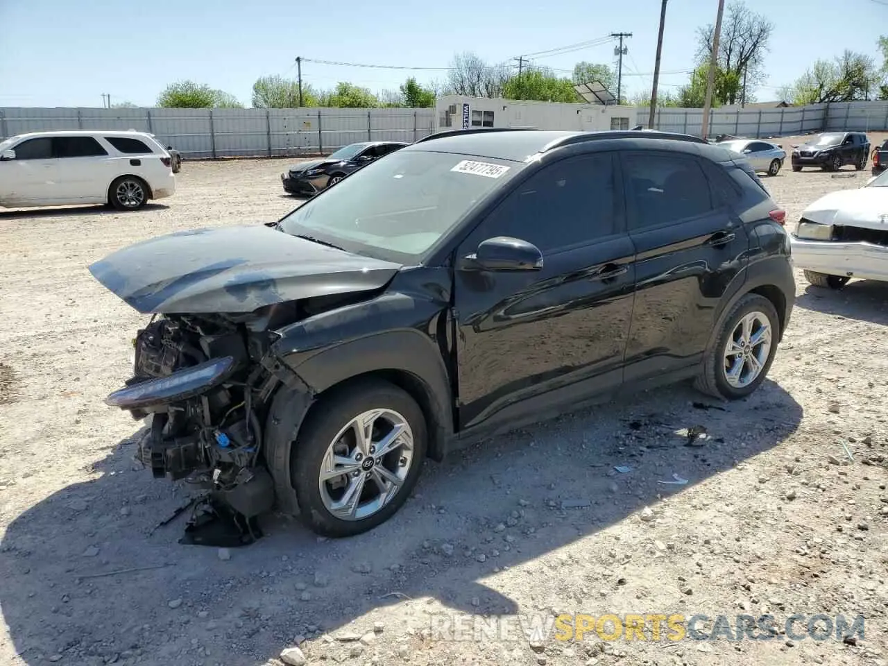 1 Photograph of a damaged car KM8K62ABXNU887914 HYUNDAI KONA 2022