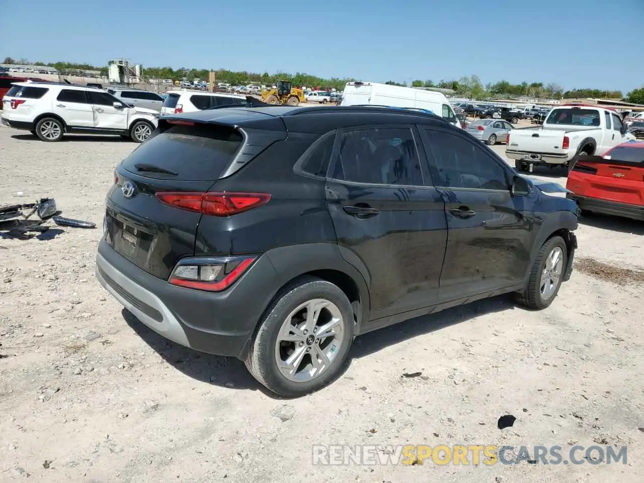 3 Photograph of a damaged car KM8K62ABXNU887914 HYUNDAI KONA 2022