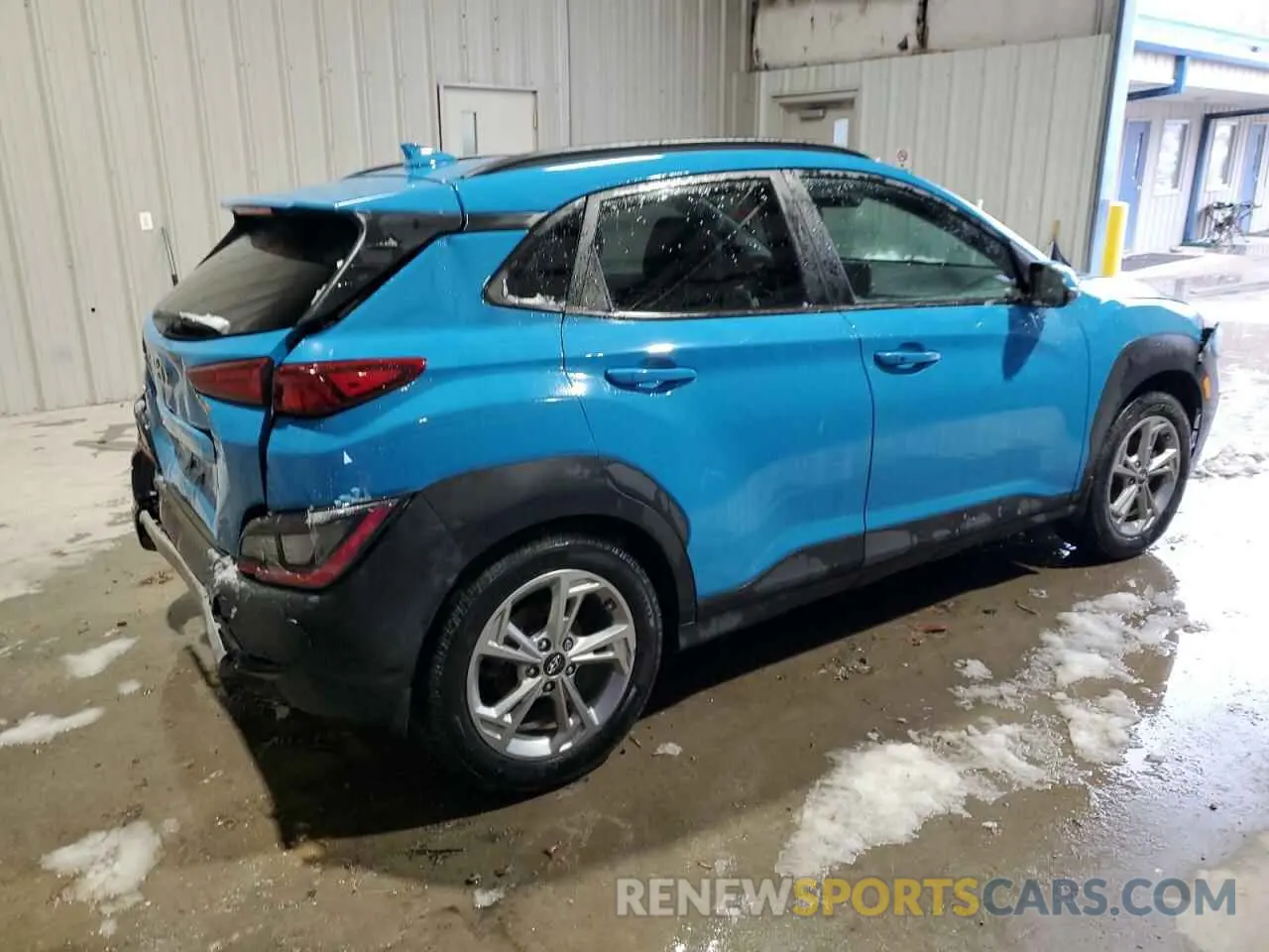 3 Photograph of a damaged car KM8K62ABXNU916683 HYUNDAI KONA 2022