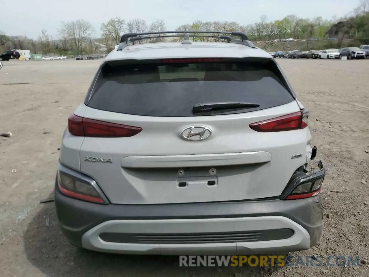 6 Photograph of a damaged car KM8K6CAB0NU819594 HYUNDAI KONA 2022