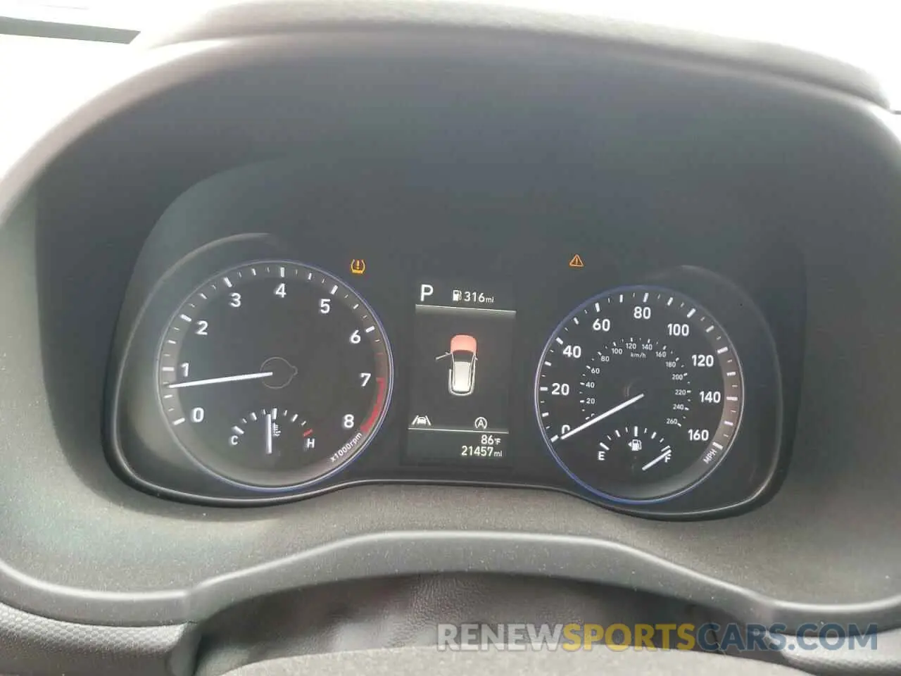 9 Photograph of a damaged car KM8K6CAB0NU819594 HYUNDAI KONA 2022