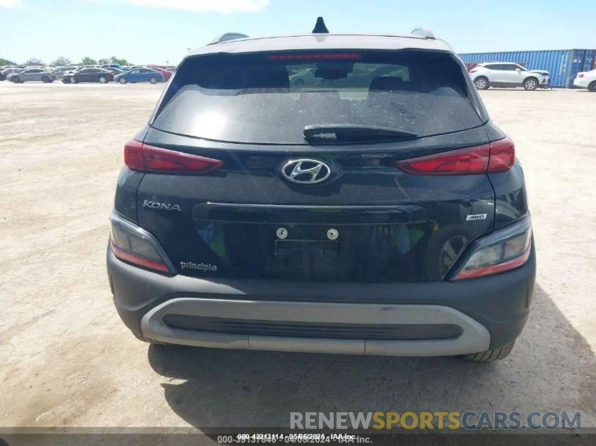 16 Photograph of a damaged car KM8K6CAB0NU892111 HYUNDAI KONA 2022
