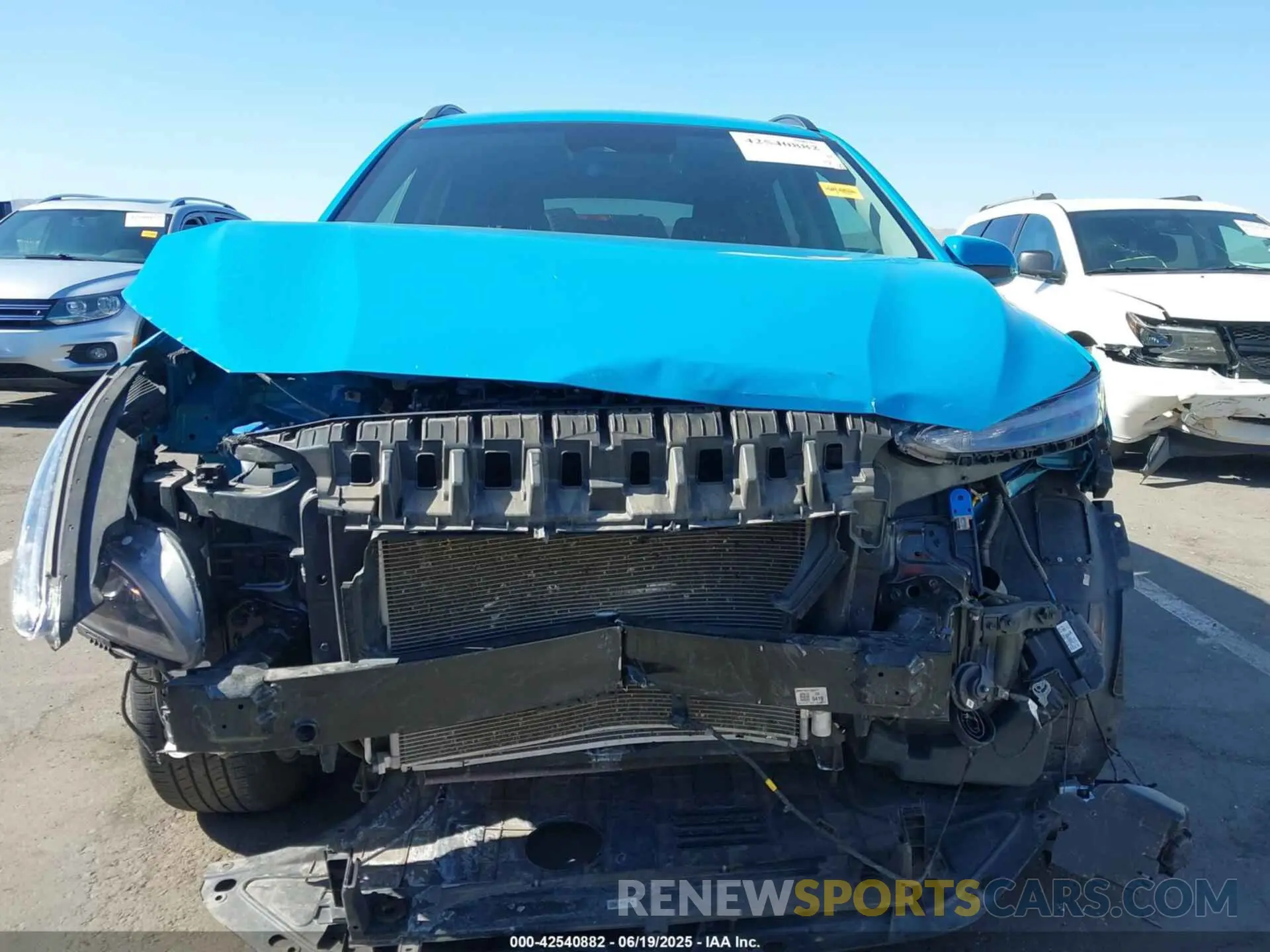 6 Photograph of a damaged car KM8K6CAB1NU901799 HYUNDAI KONA 2022