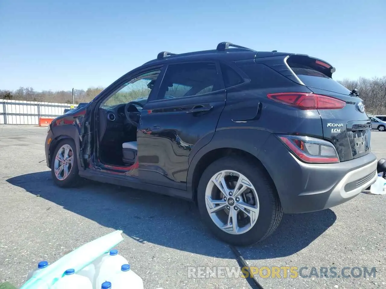 2 Photograph of a damaged car KM8K6CAB1NU922930 HYUNDAI KONA 2022