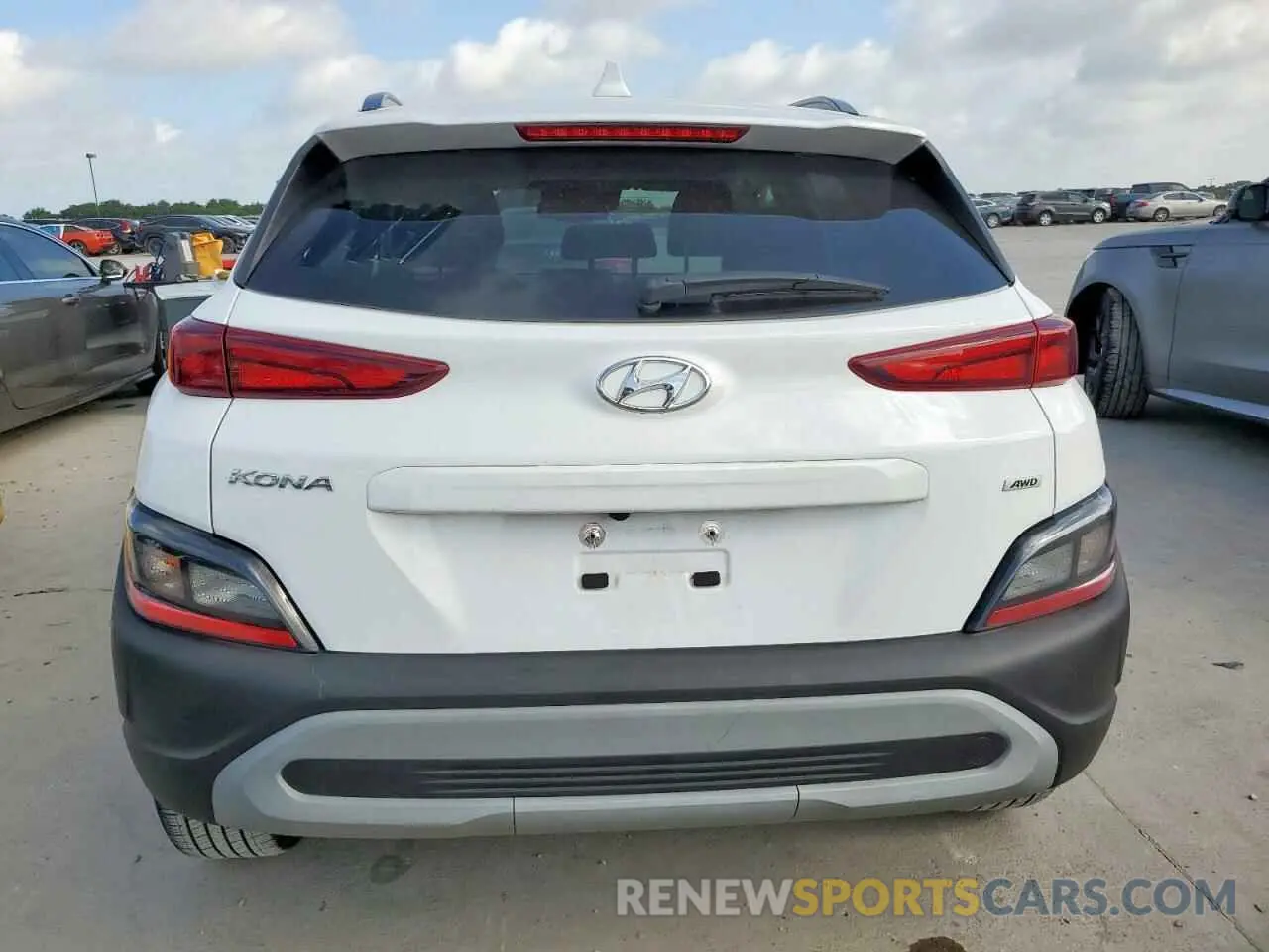 6 Photograph of a damaged car KM8K6CAB2NU846117 HYUNDAI KONA 2022