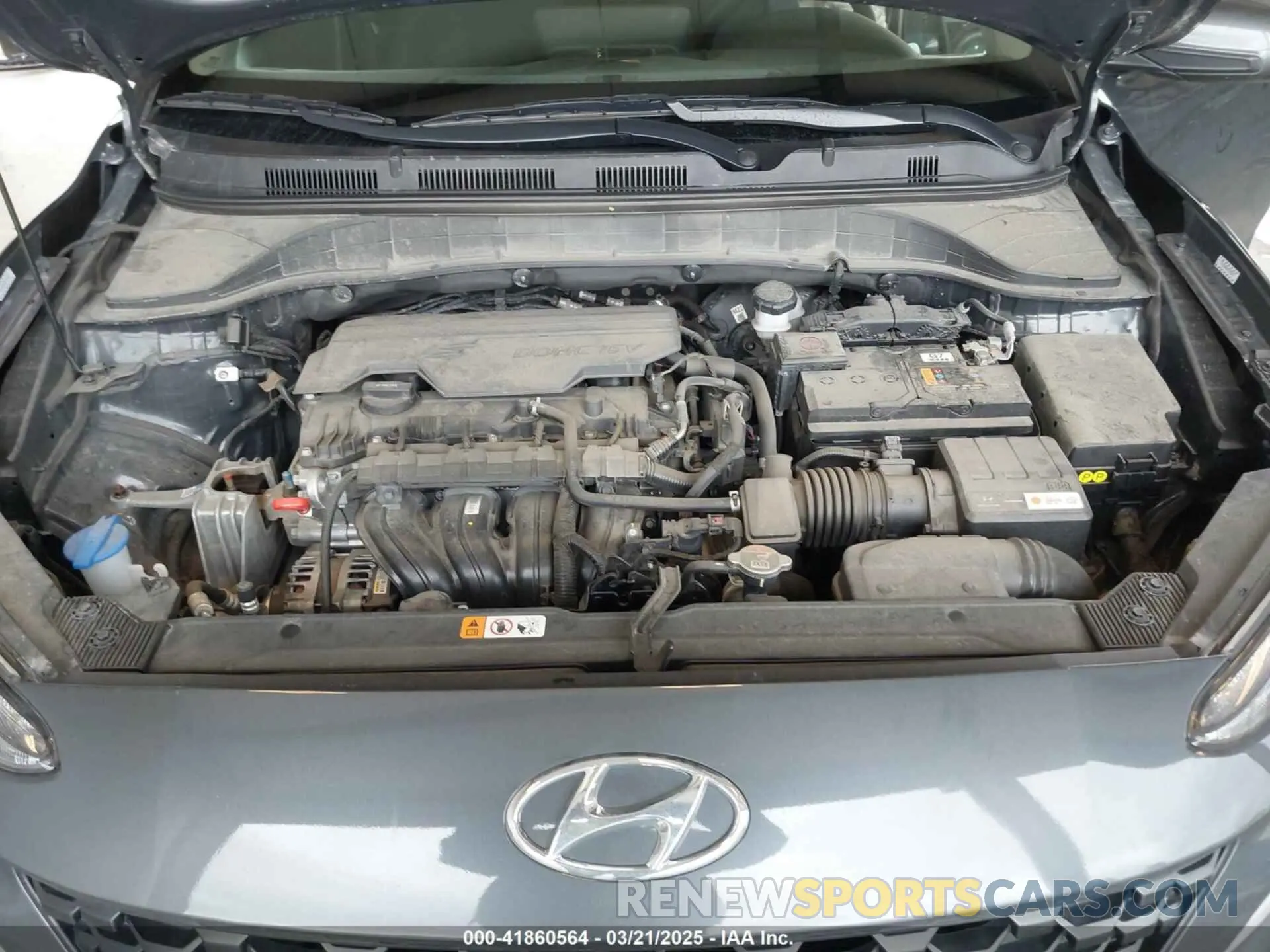 10 Photograph of a damaged car KM8K6CAB2NU857411 HYUNDAI KONA 2022