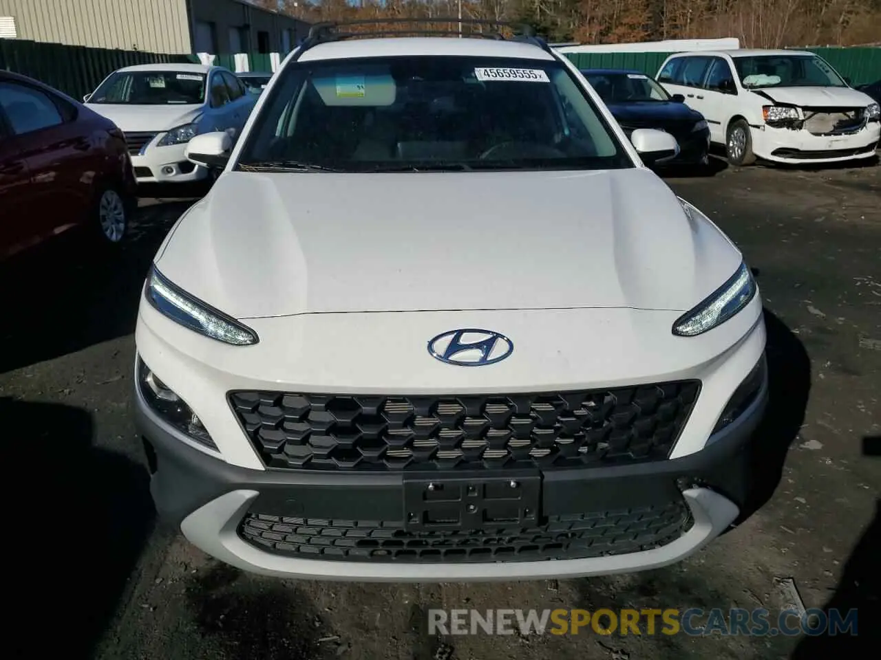 5 Photograph of a damaged car KM8K6CAB3NU771816 HYUNDAI KONA 2022