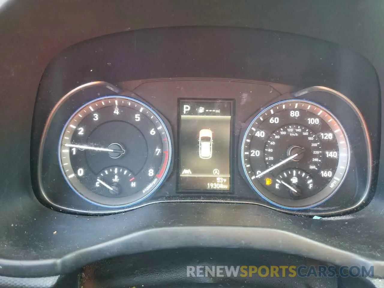 9 Photograph of a damaged car KM8K6CAB3NU771816 HYUNDAI KONA 2022