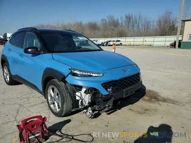 10 Photograph of a damaged car KM8K6CAB4NU847396 HYUNDAI KONA 2022