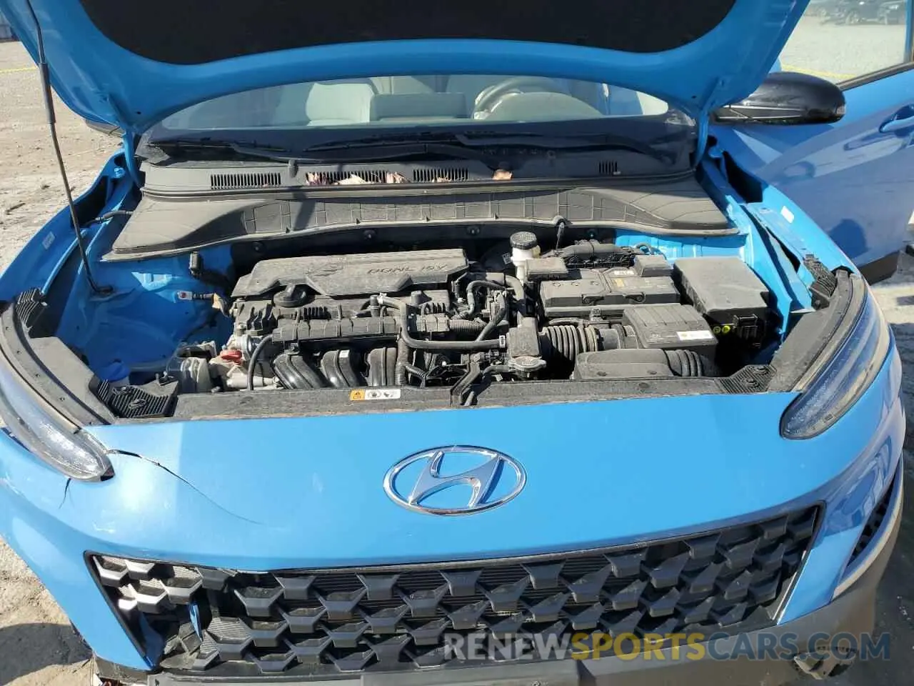 13 Photograph of a damaged car KM8K6CAB4NU847396 HYUNDAI KONA 2022