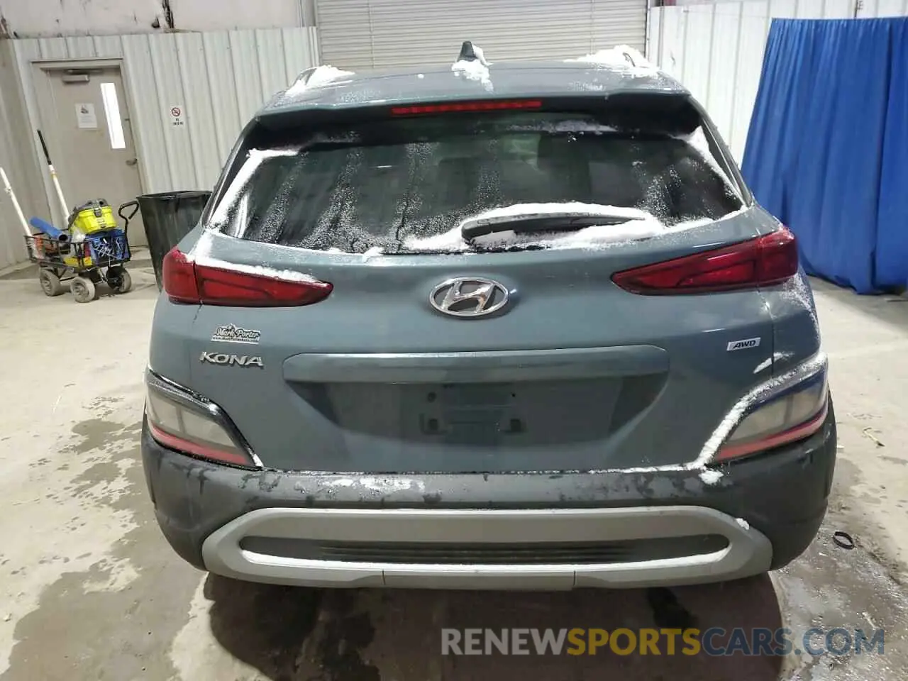 6 Photograph of a damaged car KM8K6CAB4NU849407 HYUNDAI KONA 2022