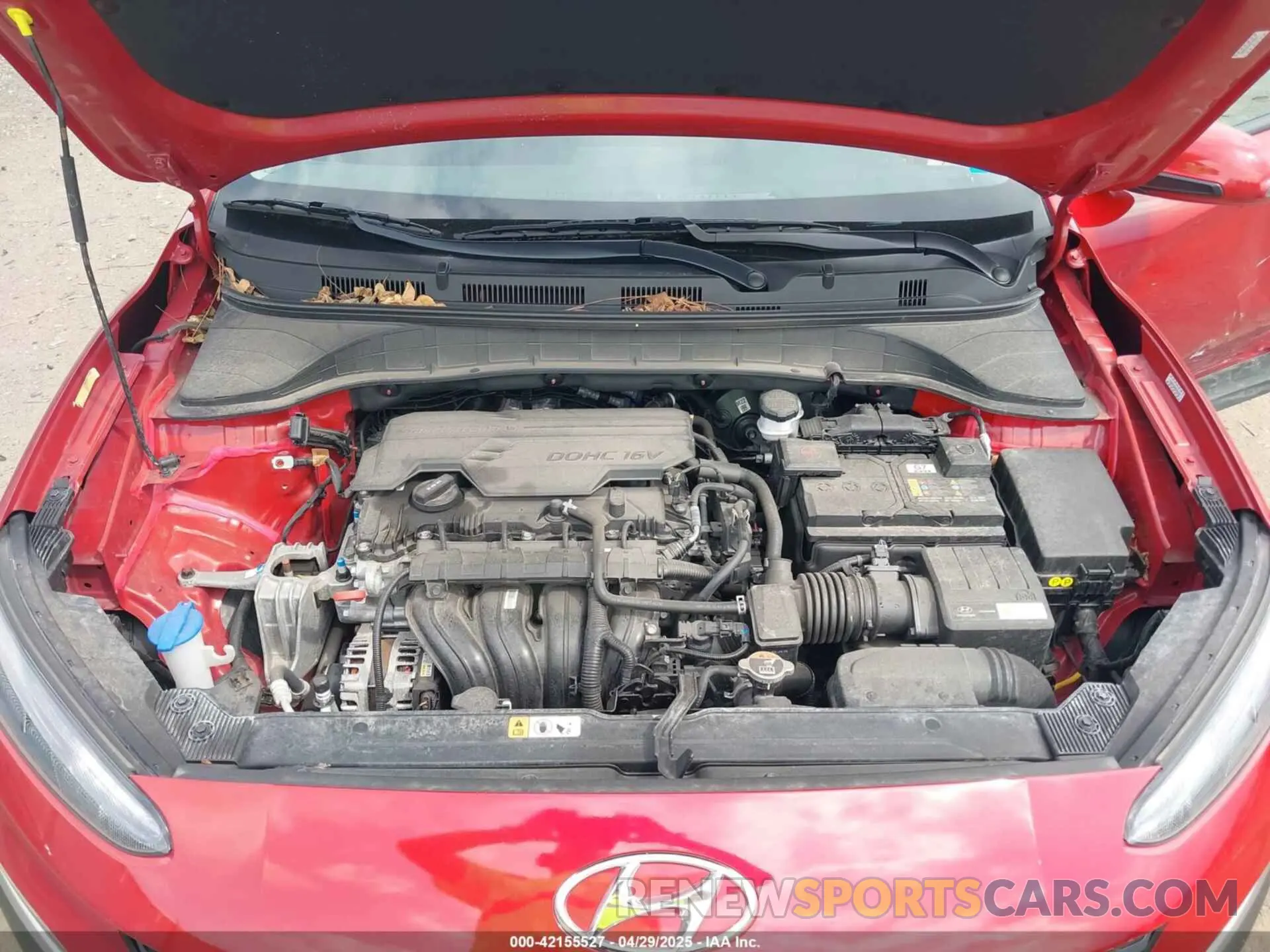 10 Photograph of a damaged car KM8K6CAB4NU924607 HYUNDAI KONA 2022