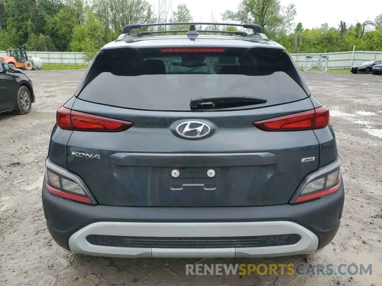 6 Photograph of a damaged car KM8K6CAB4NU928463 HYUNDAI KONA 2022