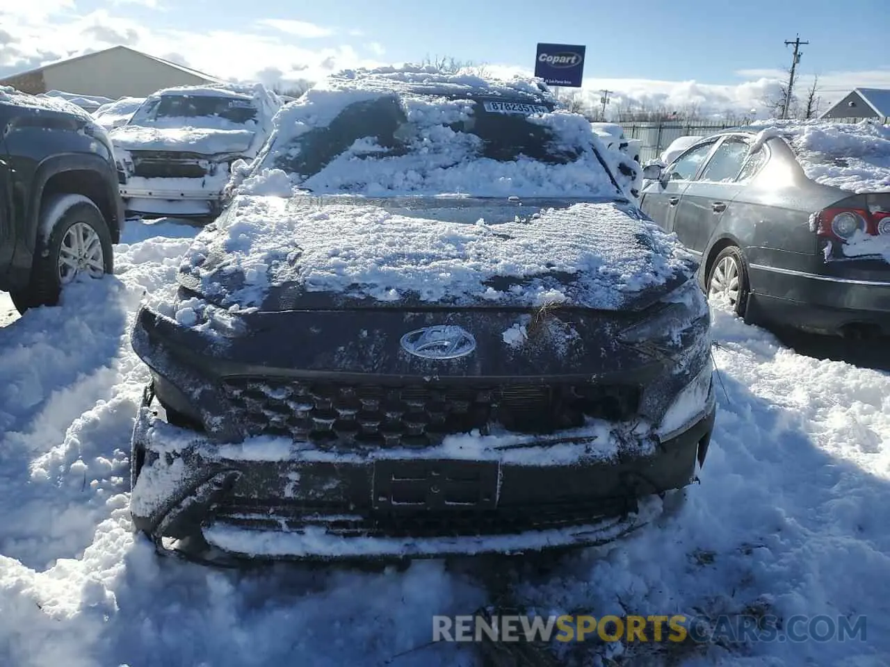 5 Photograph of a damaged car KM8K6CAB5NU821034 HYUNDAI KONA 2022