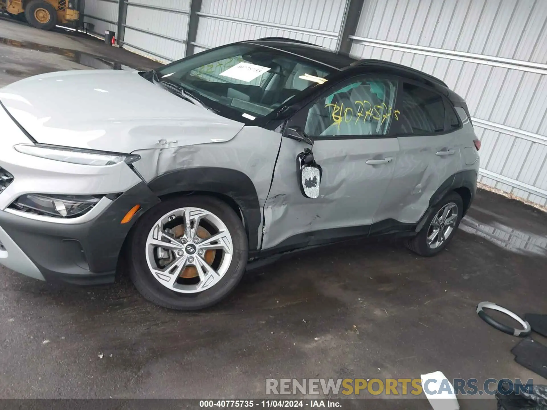 14 Photograph of a damaged car KM8K6CAB5NU883744 HYUNDAI KONA 2022