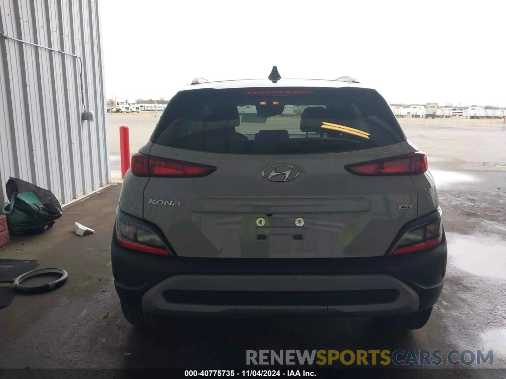 16 Photograph of a damaged car KM8K6CAB5NU883744 HYUNDAI KONA 2022