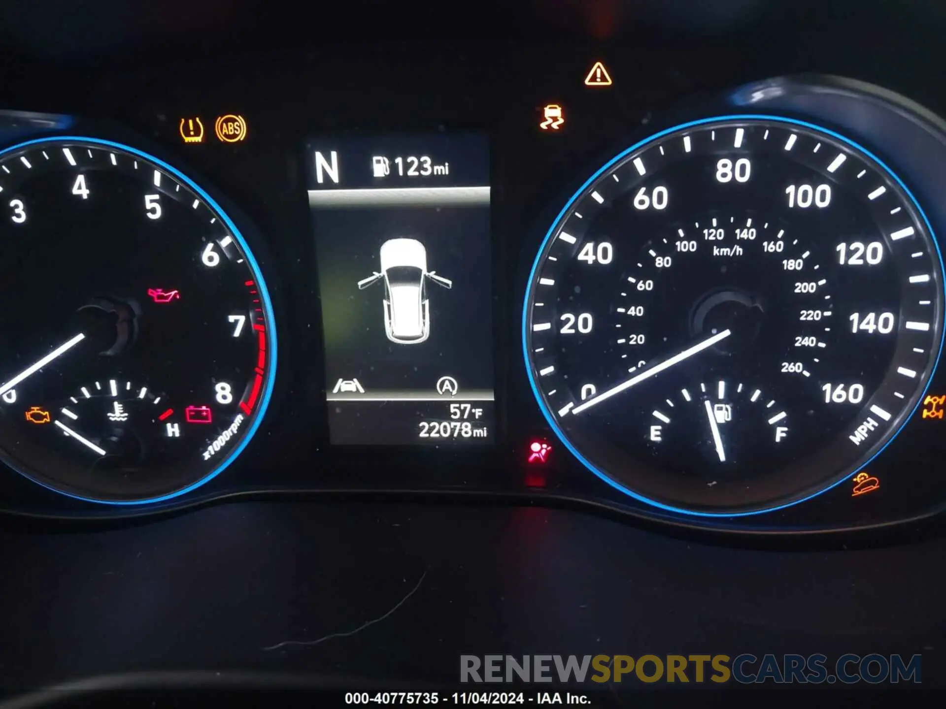 7 Photograph of a damaged car KM8K6CAB5NU883744 HYUNDAI KONA 2022