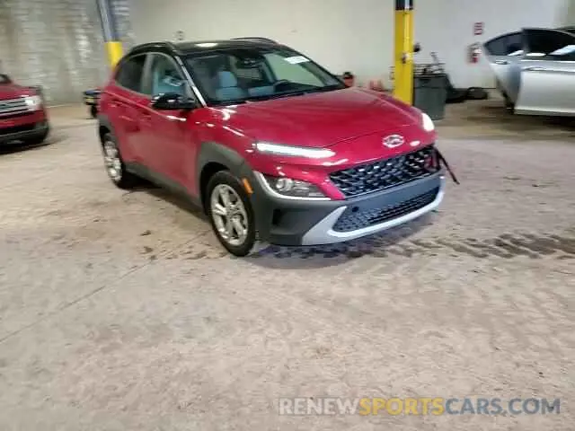 14 Photograph of a damaged car KM8K6CAB5NU920212 HYUNDAI KONA 2022