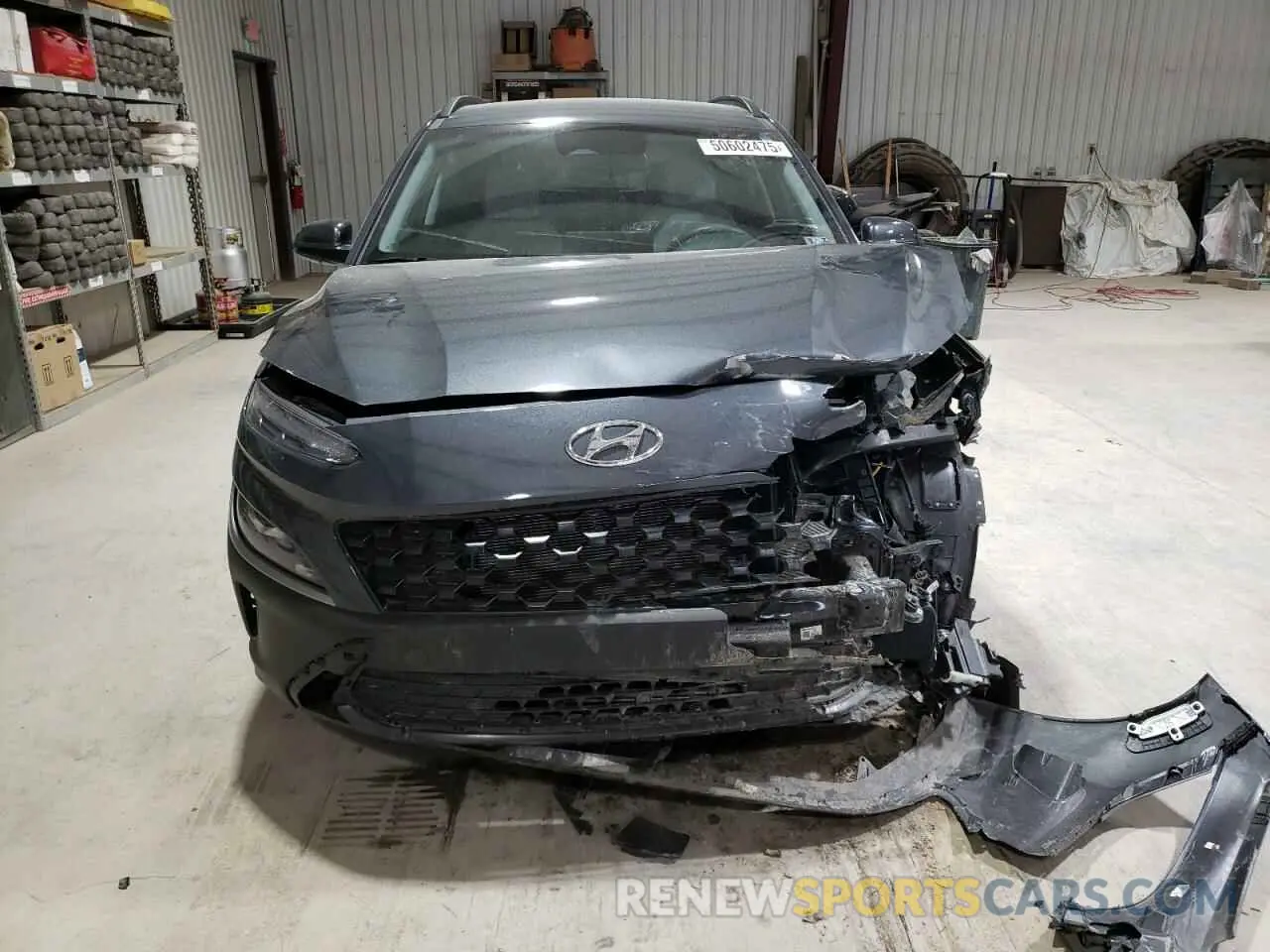 5 Photograph of a damaged car KM8K6CAB6NU826291 HYUNDAI KONA 2022