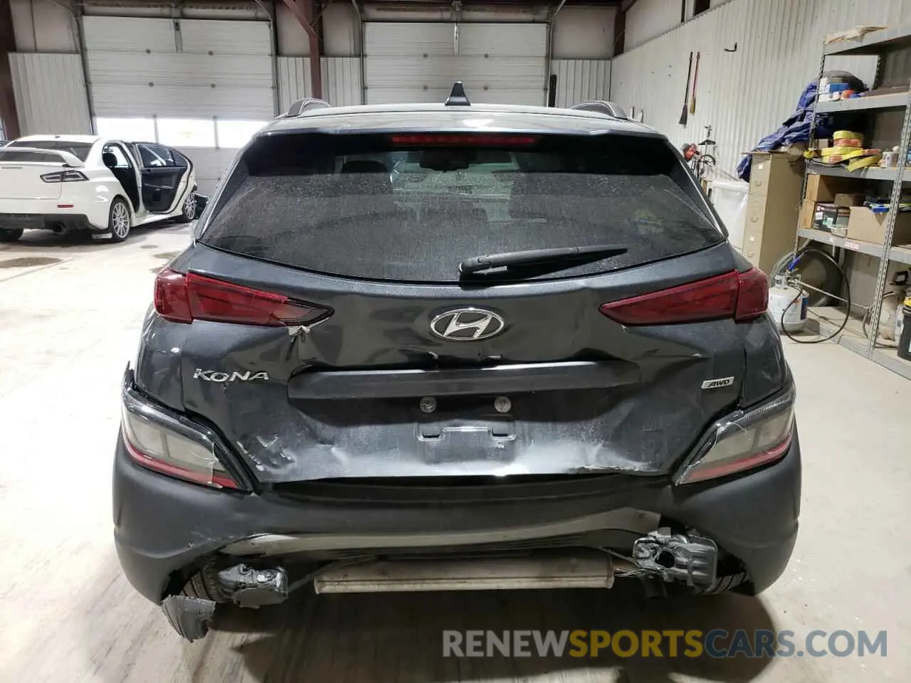 6 Photograph of a damaged car KM8K6CAB6NU826291 HYUNDAI KONA 2022