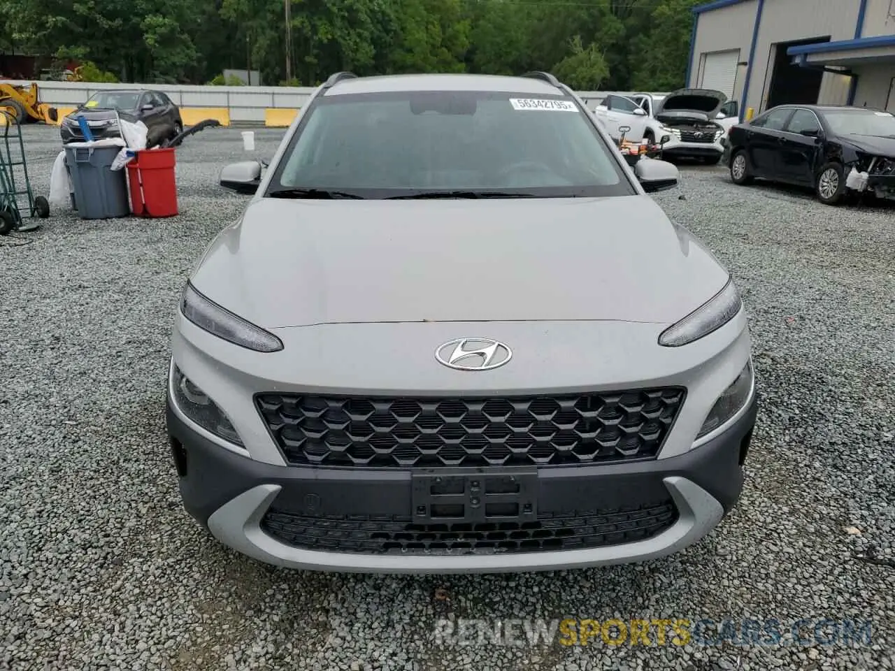 5 Photograph of a damaged car KM8K6CAB8NU795982 HYUNDAI KONA 2022