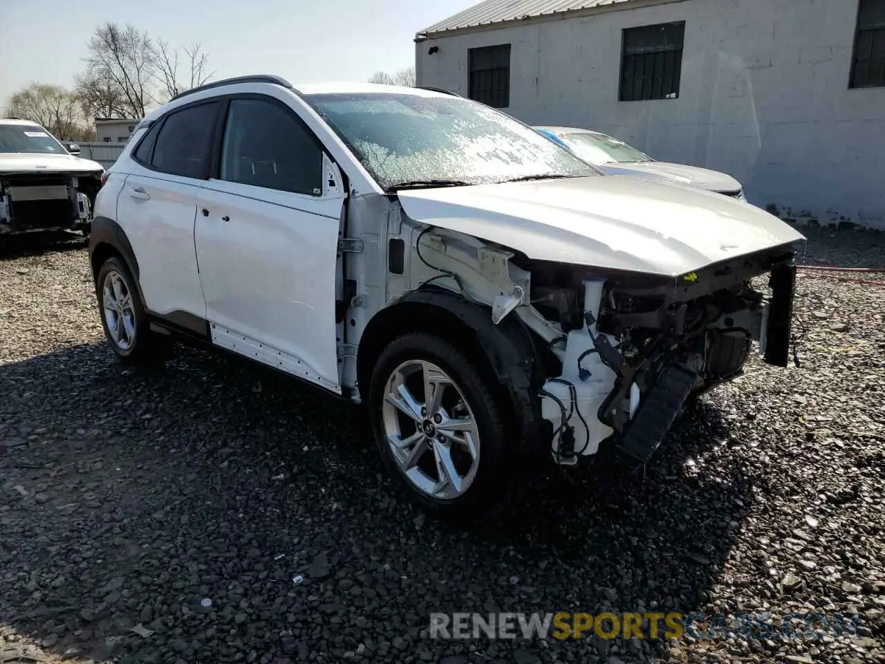 4 Photograph of a damaged car KM8K6CAB8NU849362 HYUNDAI KONA 2022